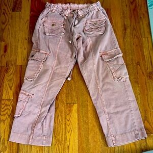 Free People Tahiti Herringbone Cargo Pants